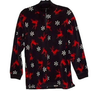 Unisex Red‎ Reindeer Fleece